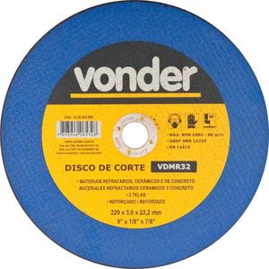 DISCO CORTE VONDER 228,6X3,0X22,22 VDMR 32