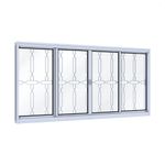 VITRO-LUCASA-FACILITA-DE-CORRER-CENTRAL-COM-GRADE-TOTAL-MOSAICO-4-FOLHAS-100X150X12