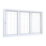 VITRO-LUCASA-FACILITA-DE-CORRER-LATERAL-ACO-2-FOLHAS-MOVEIS-1-FIXA-COM-FECHO-EMBUTIDO-GRADE-QUADRADA-100X150X13