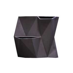 VASO DE PLANTA JAPI PAREDE ANGOLO 50 GRAFITE JVPAG50