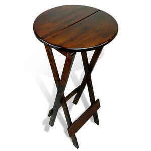 MESA FIMAP DOBRAVEL BISTRO REDONDA IMBUIA BH 0,55CM