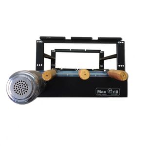 KIT GIRATORIO PARA CHURRASQUEIRA MAX GRILL 3 ESPETOS REG PRETA