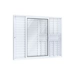 VENEZIANA-LUCASA-ECCELLENTE-ALUMINIO-CORRER-LATERAL-COM-GRADE-3-FOLHAS-100X150X10.2