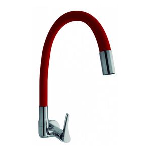 TORNEIRA KIMETAIS 1168 C56 COZINHA PAREDE BICA MOVEL FLEX RED VITACOR LUME