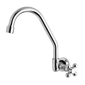 TORNEIRA KIMETAIS 1068 C52 COZINHA PAREDE BICA MOVEL 1/4V CLASSIC LIGHT