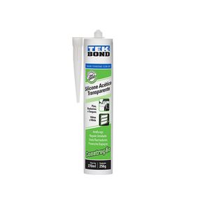 ADESIVO SILICONE TEK BOND 256 GR TRANSPARENTE
