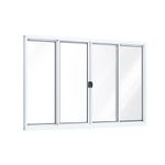 VITRO-RIOBRAS-ALUMINIO-DE-CORRER-CENTRAL-SEM-GRADE-4-FOLHAS-100X150X8.5-2FOLHA-MOVEIS-2-FIXAS
