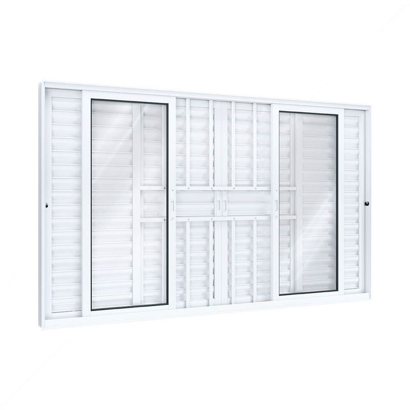 VENEZIANA-LUCASA-ECCELLENTE-ALUMINIO-CORRER-CENTRAL-COM-GRADE-6-FOLHAS-100X200X10.2