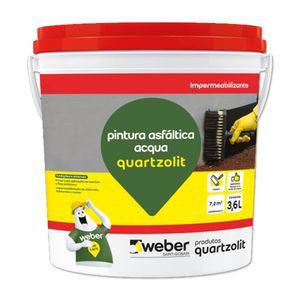 PINTURA ASFALTICA ACQUA QUARTZOLIT 3.600 LITROS