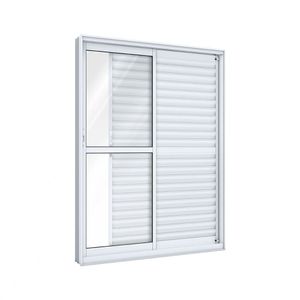 PORTA LUCASA ECCELLENTE BALCAO DE CORRER LATERAL ESQUERDA COM VENTILACAO 3 FOLHAS 215X160X12