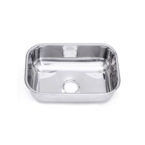 CUBA INOX TECNOCUBA N 2 56X34X14 ACO 430 FURO 31/2