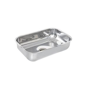 CUBA INOX TECNOCUBA N 1 46X30X14 ACO 430 FURO 31/2