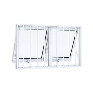 VITRO LUCASA IDEALE ALUMINIO MAXIMO AR DUPLO HORIZONTAL COM GRADE 60X100x5