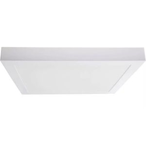 PLAFON AVANT SOBREPOR QUADRADO 6500W LED 30W BIVOLT BRANCO 40X40