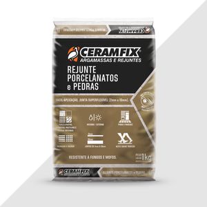 REJUNTE CERAMFIX PORCELANATOS E PEDRAS 1KG GELO