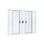 VENEZIANA-LUCASA-IDEALE-ALUMINIO-CORRER-CENTRAL-SEM-GRADE-6-FOLHAS-100X200X7