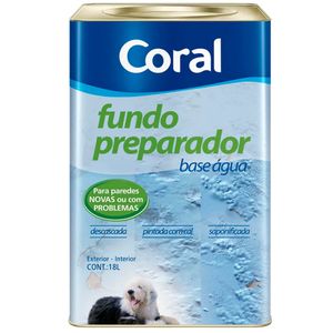FUNDO PREPARADOR PAREDE CORAL 18L BASE AGUA