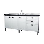 GABINETE-FIMAP-194-RETRO-BRANCO-PUXADOR-ONIX-PRATA