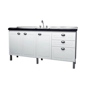 GABINETE FIMAP 194 RETRO BRANCO PUXADOR ONIX PRATA 1201.105