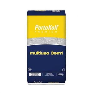 ARGAMASSA PORTOKOLL MULTIUSO 3 EM 1 CINZA 20K PORCELANATO INTERNO ATE 90X90
