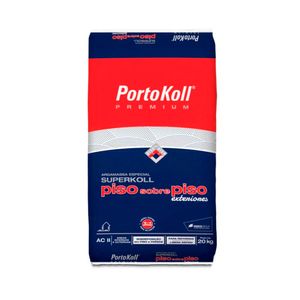 ARGAMASSA PORTOKOLL SUPERKOLL PISO/PISO EXTERNA 20KG CINZA-PORCELANATOS ATE 1,20 PISO PAREDE