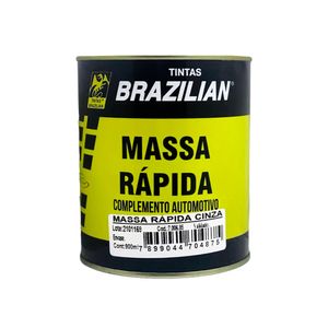 MASSA RAPIDA CINZA BRAZILIAN 900ML