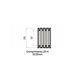 CONDUITE-CORRUGADO-FORTLEV-AMARELO-32MM
