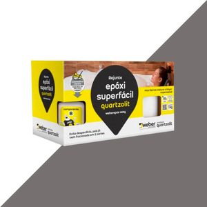 REJUNTE QUARTZOLIT EPOXI SUPER FACIL 1KG PRETO GRAFITE