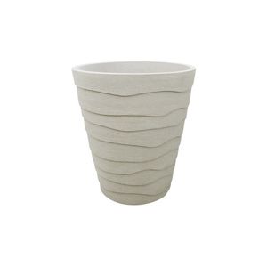 VASO DE PLANTA JAPI ITALIA ONDULATTO REDONDO CIMENTO 55C JVIOC50