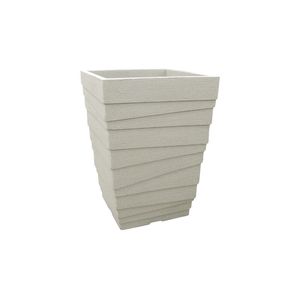 VASO DE PLANTA JAPI ITALIA QUADRATTO CIMENTO 50CM JVIQC36