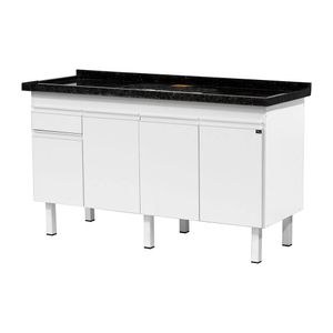 GABINETE LOCATT 1.44MT ECCO BRANCO/BRANCO