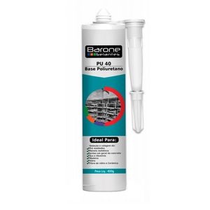 ADESIVO PU 40 BARONE 400GR BRANCO