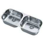 CUBA-INOX-FRANKE-N3-DUBLA-SEM-LADRAO-COM-VALVULA-83.5X34