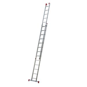 ESCADA BOTAFOGO ALUMINIO 3 EM 1 EXTENSIVA 13X2 DEGRAUS