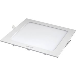 PLAFON AVANT EMBUTIR QUADRADO 6500W LED 24W BIVOLT 30X30 BRANCO