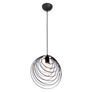 PENDENTE AVANT KAUS ACO PRETO FOSCO PARA 1 LAMPADA E27