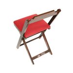 CADEIRA-FIMAP-DOBRAVEL-IMBUIA-BH-CONFORT-ALMOFADA-VERMELHA