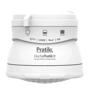 CHUVEIRO DUCHA PRATIK 3T 127V 5400W