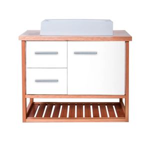 GABINETE PARA BANHEIRO FIMAP 070 PRETTY BRANCO C/CUBA BRANCA