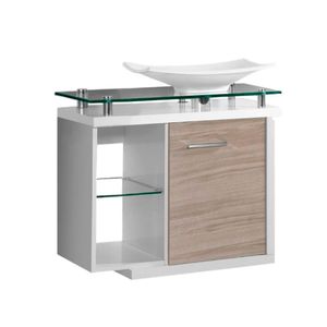 GABINETE PARA BANHEIRO FIMAP 065 DAMA BRANCO/MAPLE
