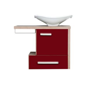 GABINETE PARA BANHEIRO FIMAP 065 VIENA MAPLE BORDO C/CUBA711