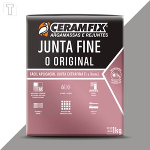 REJUNTE CERAMFIX FINE 1KG GRAFITE