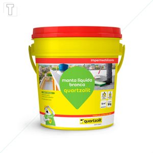 IMPERMEABILIZANTE MANTA LIQUIDA BRANCA 12KG QUARTZOLIT