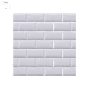 REVESTIMENTO STRUFALDI 10X20 SNOW BRANCO MATE ACETINADO BISOTE 5505