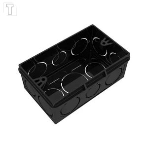 CAIXA LUZ 4X2 CHAPA PRETA