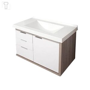 GABINETE PARA BANHEIRO FIMAP 080 SELECT MAPLE/BRANCO 954