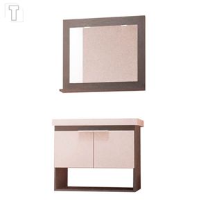 TOUCADOR FIMAP 0.60 SLIM CONJUNTO GRAFITE/BRANCO 1270P.122