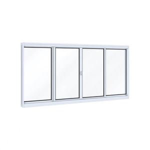 VITRO LUCASA FACILITA DE CORRER CENTRAL SEM GRADE 4 FOLHAS 100X200X12