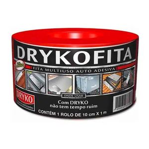 FITA ALUMINIZADA 10 CM LARGURA POR 1 METRO DRYKO