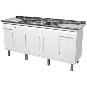 GABINETE LOCATT 1.20 MT DUAL BRANCO